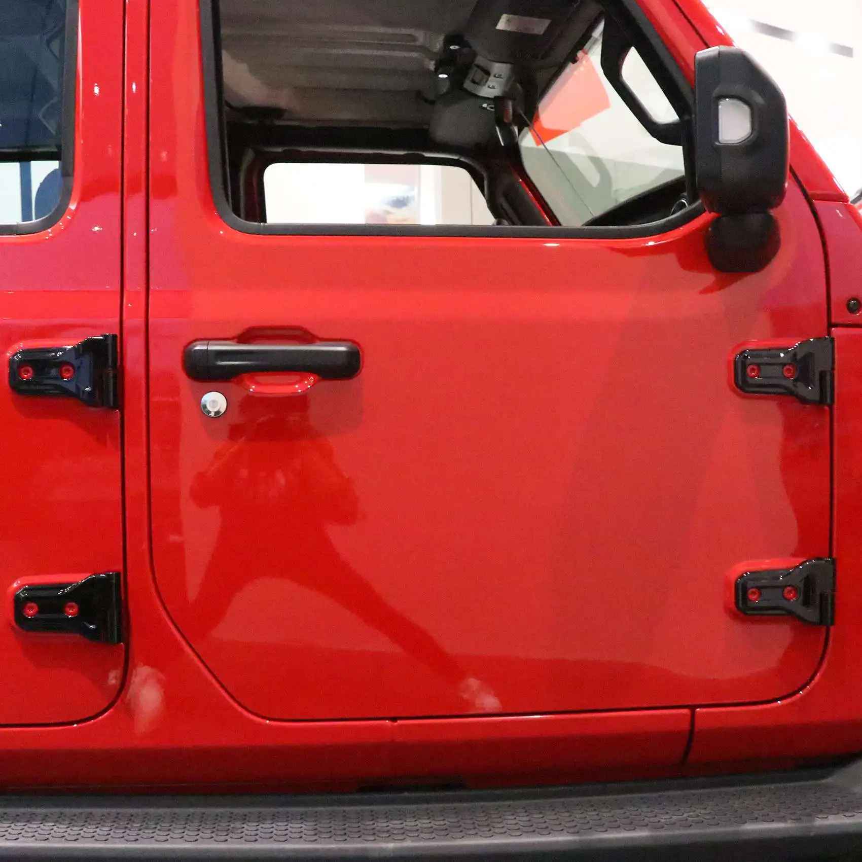 Sport Body Side Door Hinge Cover Trim Set Garnish Acessories for Jeep Wrangler JK 2-Door 2018 2019 2020