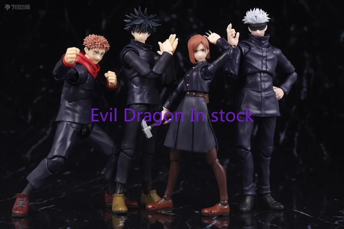 In Stock BANDAI Original S.H.Figuarts SHF Jujutsu Kaisen 0 Theater Edition Gojo Fushiguro Megumi Itadori Yuji Nobara Geto Suguru