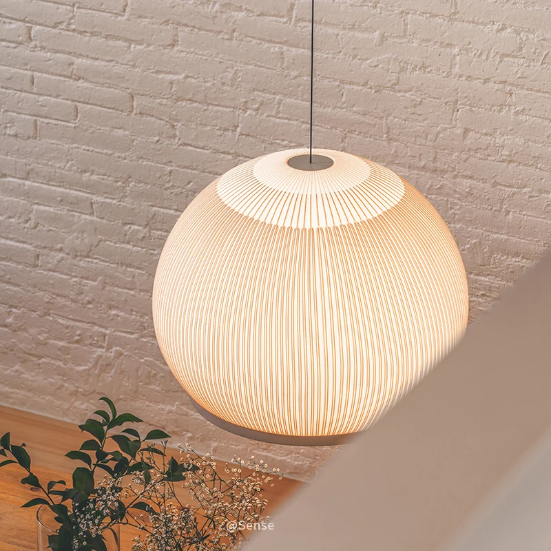 Imagem -04 - Knit Lâmpada Pingente Estilo Japonês Luz de Tecido Lâmpada de Assoalho para Quarto Lanternas Casulo Sala e Sofá Luz Designer