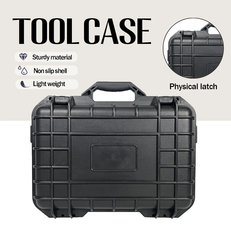 

Pelican-Style Waterproof Shockproof Tool Box Set with Custom Foam Insert Hard Tools Protector Organizer Storage Case