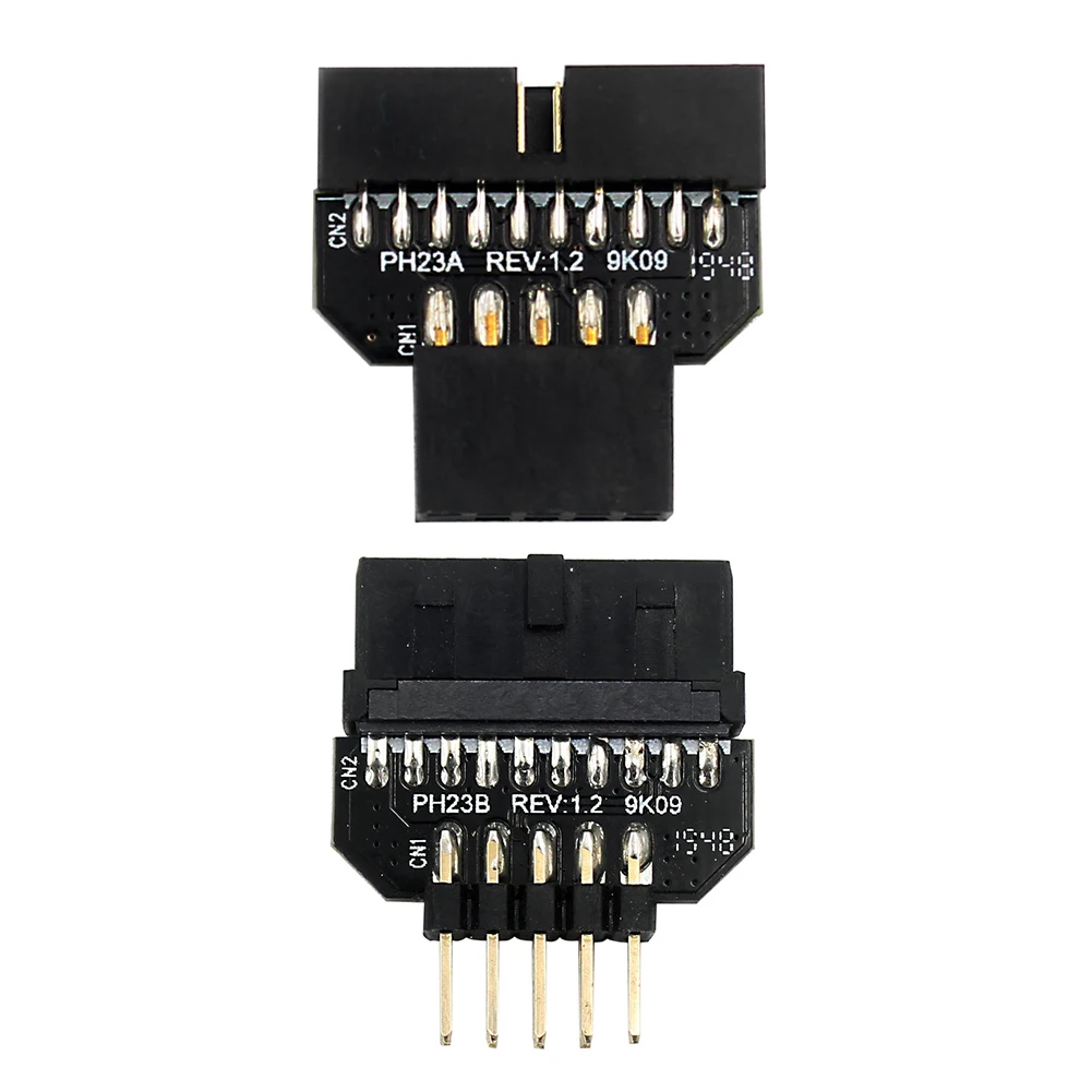 

9 Pin USB 3.0 to USB 2.0 Adapter for Motherboard Chassis Accessories Max Transmission Speed of 480Mbps