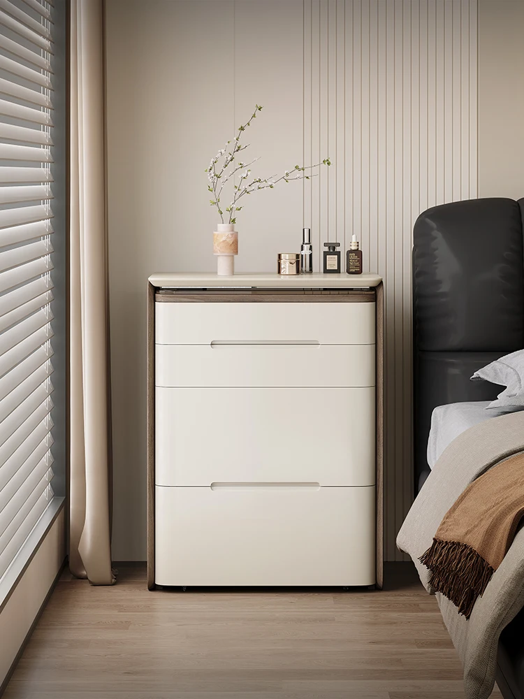 

Dresser Small 50cm Storage Cabinet Integrated Bedroom Mini Flip Makeup Table Bedside Table New