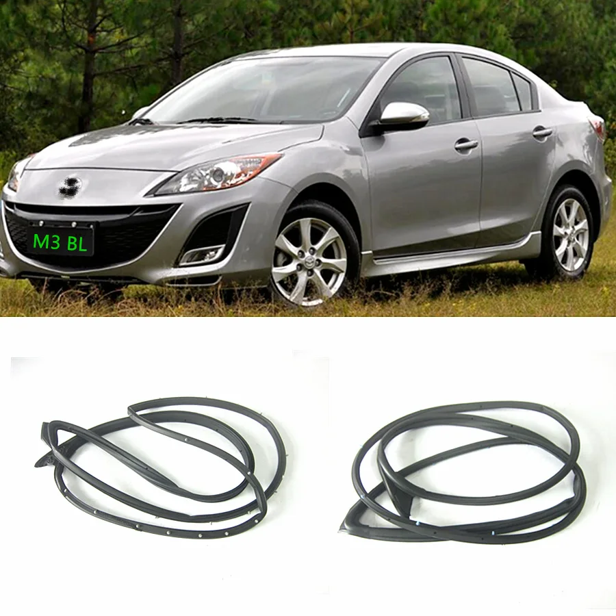 Akcesoria samochodowe oryginalna uszczelka gumowa do drzwi karoserii BBM4-59-760 do Mazda 3 2008-2013 sedan 4-drzwiowy