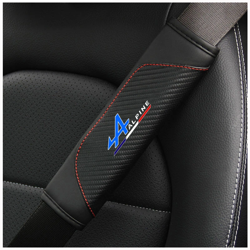 Protector de Cinturón de Seguridad para Automóvil, Almohadillas de Protección para Hombros, Accesorios para Alpine A110 R GT A290 A390 A310 GTA A442 Renault Clio Megane