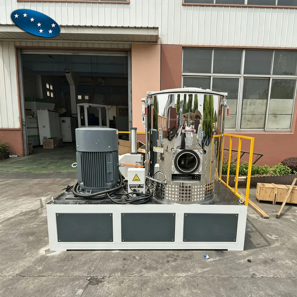 Sevenstars Vertical Plastic Color Mixer PVC PE Masterbatch High Speed Mixing Machine 100-300L Stainless Steel CE ISO Certified