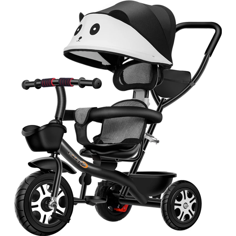 

2 In 1 Baby Stroller Children's Tricycle Bicycle Two-Way Three-wheel Kids Bike Toddler Trike Boys Girls Birthday Gift