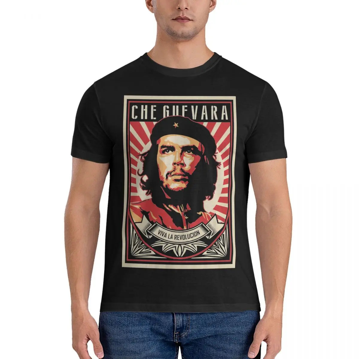 Che Guevara Men Womens T Shirt Leisure Tee Shirt Short Sleeve Crewneck T-Shirt Cotton Big Size Clothes