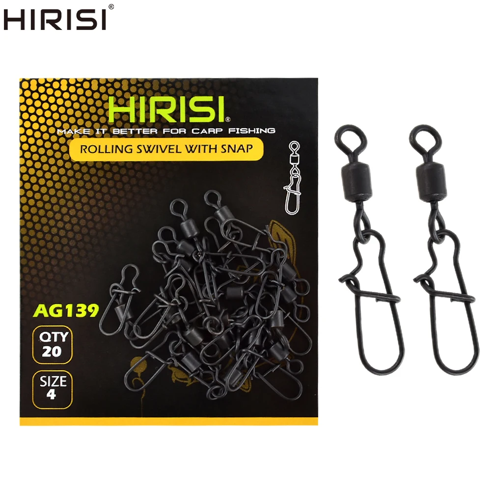 Giratorio Quick Change AG139 – Negro mate para pesca de carpa - imagen 5