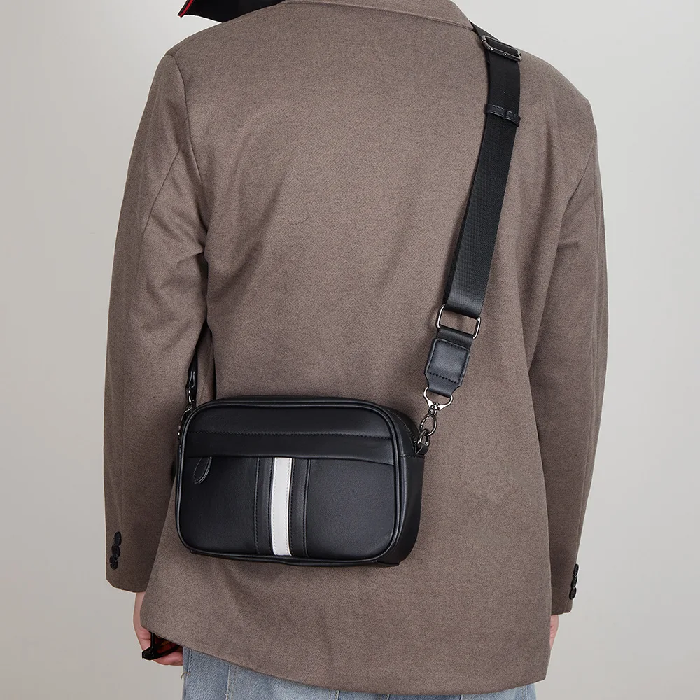 Men's Small Bag 2024 New Trendy Shoulder Bag Crossover Bag Sports and Leisure Postman Small Shoulder Bag Backpack for Men