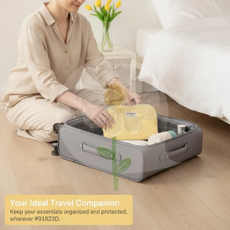 Multi-purpose Underwear Storage Bag Compression Function Three-in-One Set Clothing Storage Bag Lightweight Portable 1PC