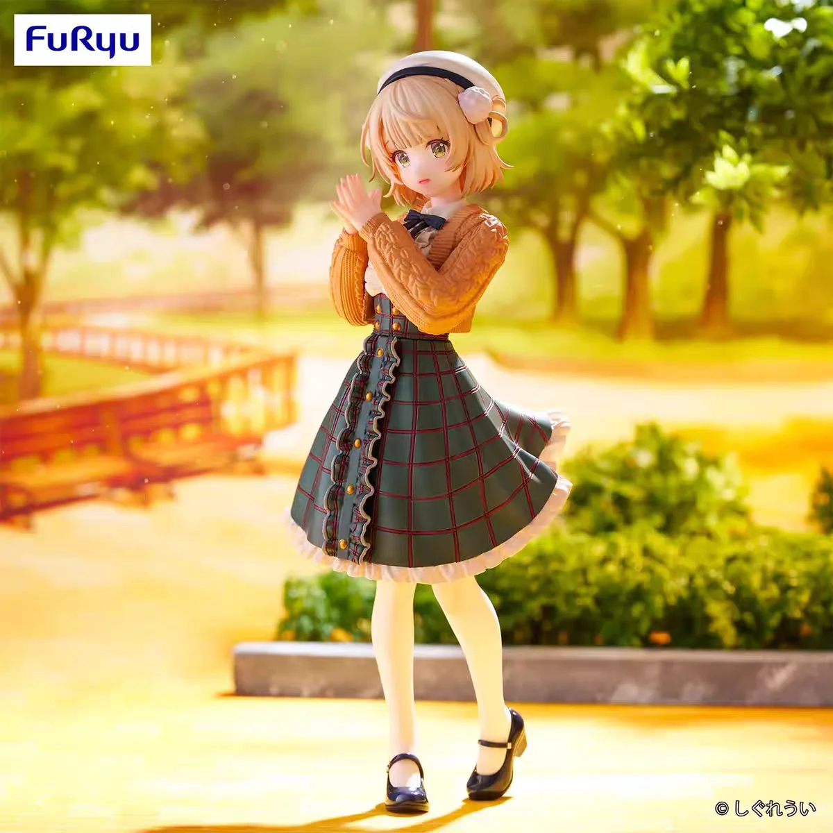 

Original Genuine FuRyu FuRyu Virtual Idol 20cm Shigure Ui Anime Action Figure PVC Collection Model Toys Gifts For Boy