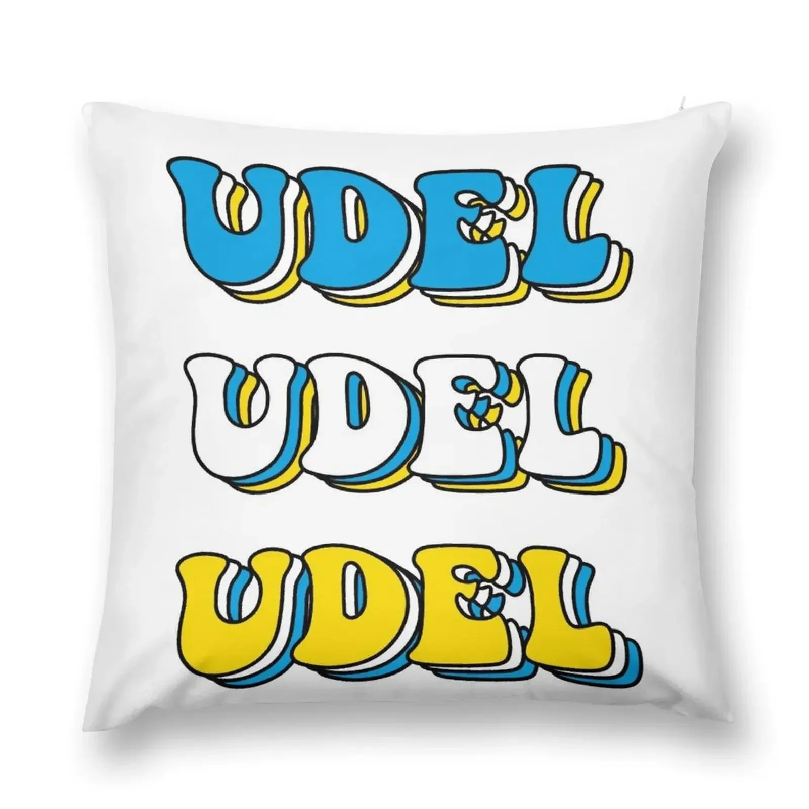 

UDEL Aesthetic bubble letters Throw Pillow Pillowcase Luxury Pillow Case Cushion Covers For Living Room pillow