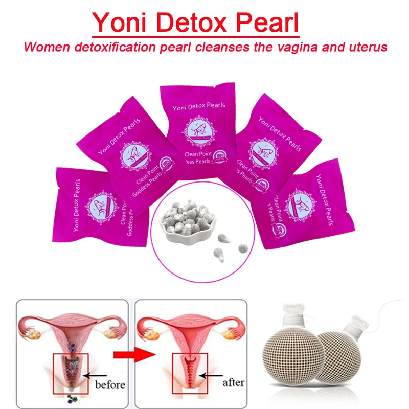 10 Pcs Chinese Herbal Tampons For Women Cleaning Acupoint Tampons Vaginal Detox Pearls Uterine Detox Pearls & Women's Health