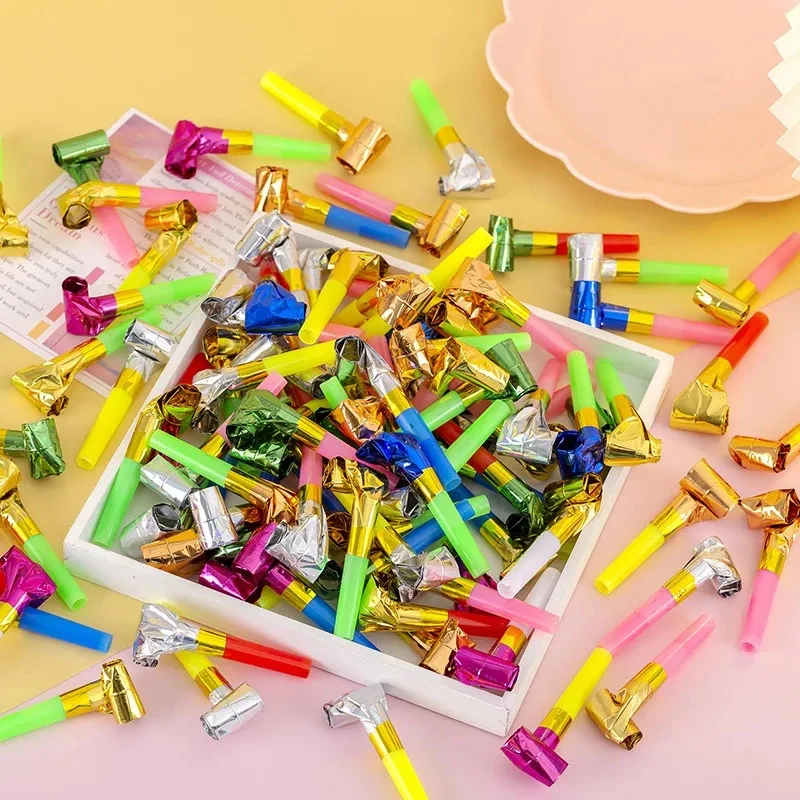 Blowing Telescopic Whistle Party Noise Generator, 5~100pcs