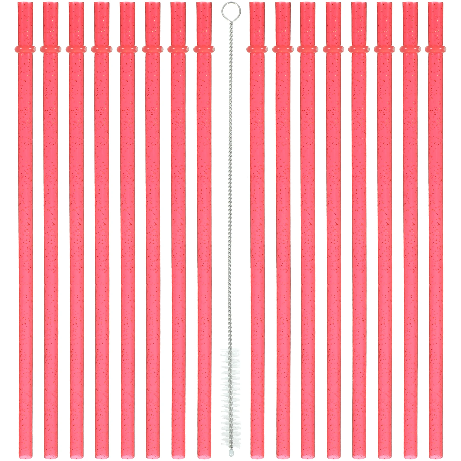 

25pcs Colorful Thickened Hard Straws Thickened Straws Reusable Brush Smooth Round Mouth for Party Campus Home Restaurant
