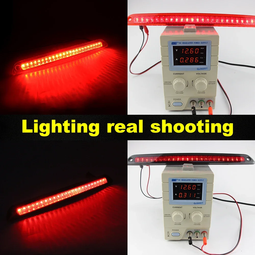 Led الخلفية 3rd ضوء الفرامل عالية جبل الثالث وقف مصباح إشارة لمرسيدس بنز العداء 906 2006-2019 OEM # :A9068200456، 2E0945097 #4