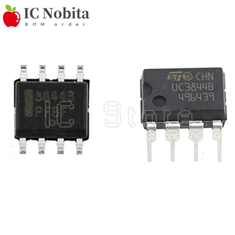 10PCS UC3844 UC3844AN UC3844B UC3844BD 3844B 3844A UC3844BN 3844AN DIP-8 SOP-8 Pulse Width Modulation Chip New Original