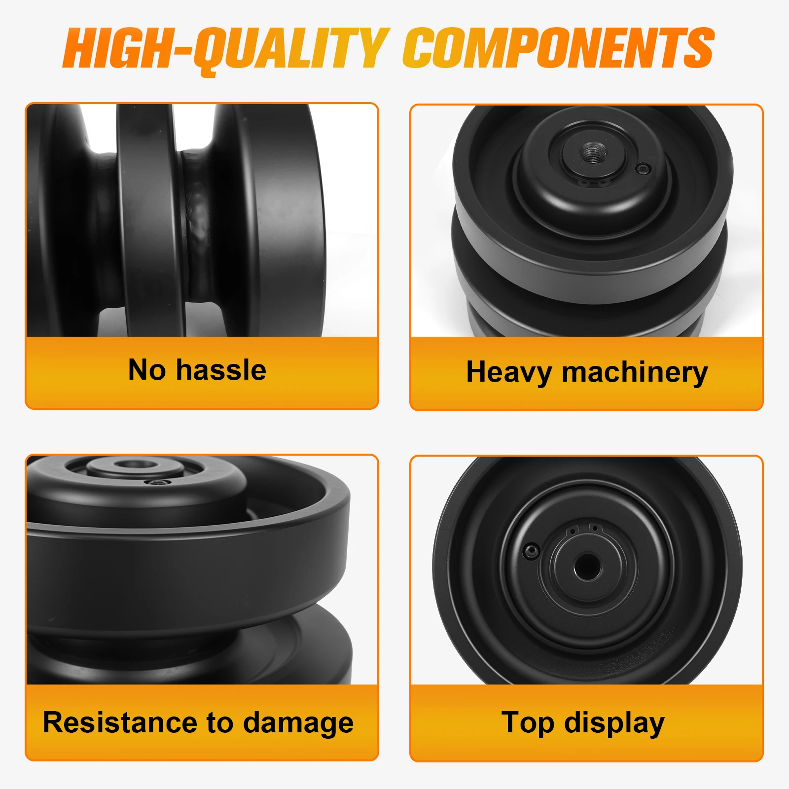 

6689371 Construction Machinery Parts Roller Replacement Excavator Track Roller for Bobcat 864 T320 T300 T250 T200 T190 T180