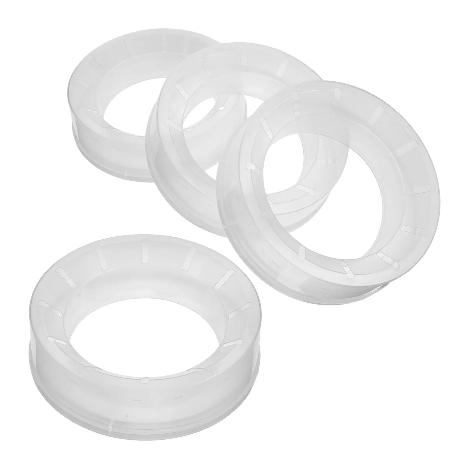 4Pcs Diaper Pail Refill Cartridge Ring Set One-Handed Odor Seal Refill Cassettes for Diaper Bucket Waste Bag view 6