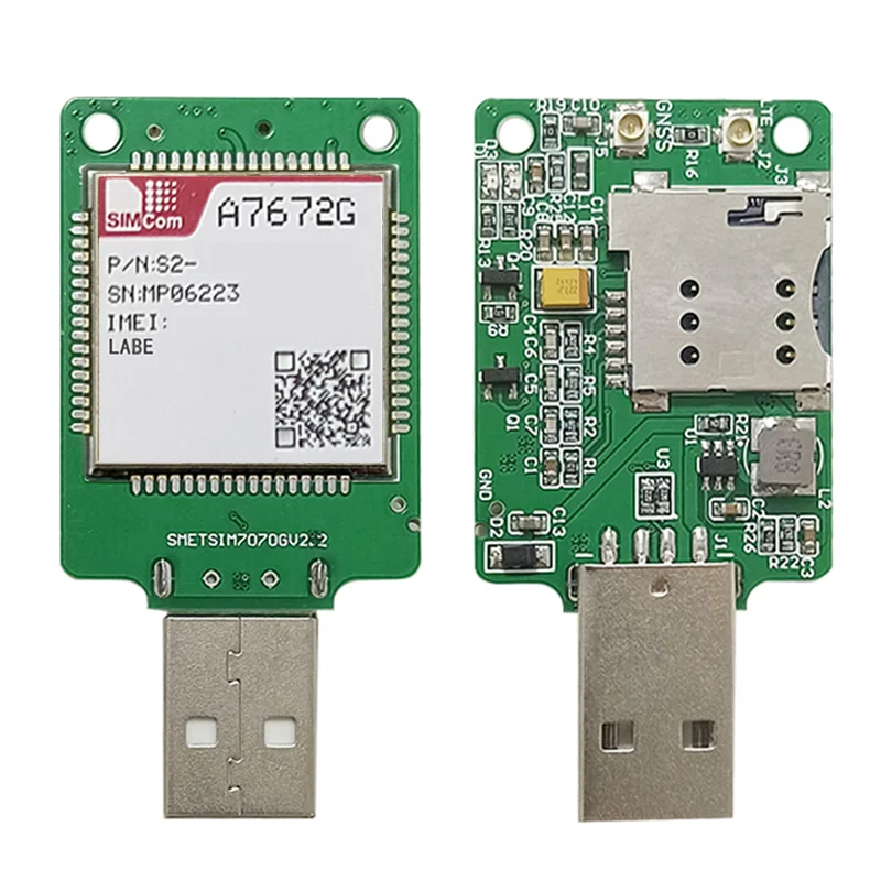 Imagem -06 - Simcom-placa do Núcleo do Dongle do Usb A7672g Lte Cat1 2g Mais Versão Global A7672g-labe Dongle Não Apoia Gps