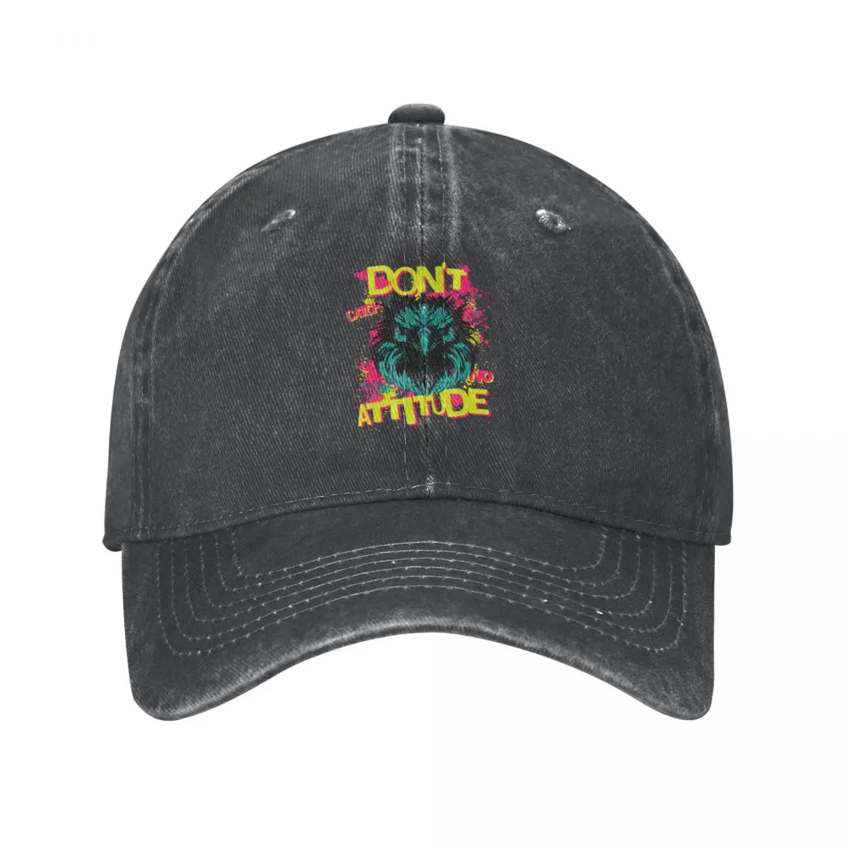 Summer Cap Sun Visor Don't Catch No Attitude Sarcastic Hip Hop Caps Retro Eagle Cowboy Hat Peaked Hats