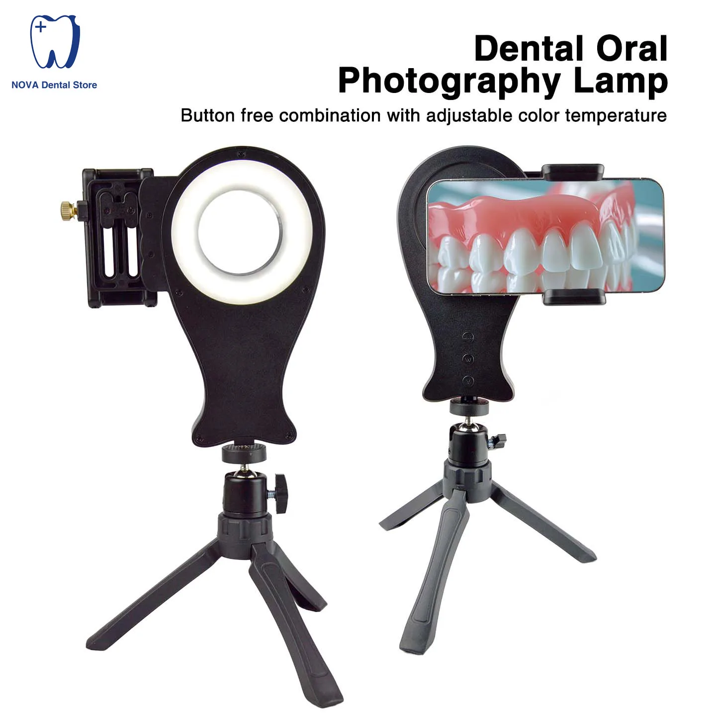 

Стоматологический наконечник, заполняющий свет, фотография, оральная фотография, заполняющий свет, круговое освещение с большой апертурой, белый/теплый свет