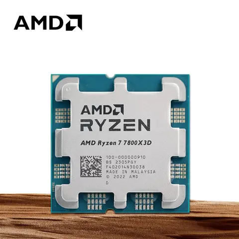 AMD Ryzen 7 7800X3D 8-Core 16-Thread L3=96M 4.2GHz Gaming Processor 120W 5NM R7 7800X3D DDR5 Socket AM5 No Fan