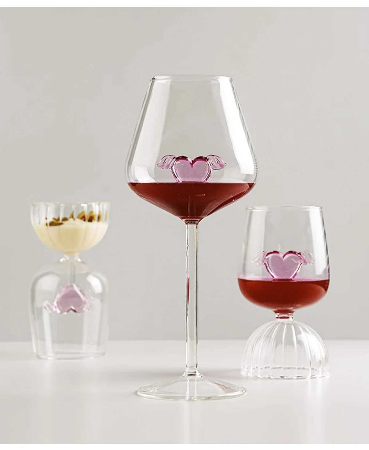 

Wine set, red wine glass set, glass goblet, home high-end gift.