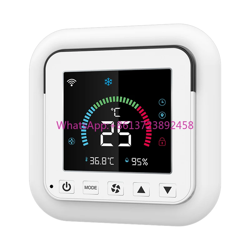 

12V/24V Wiring or DC 5V Touch Button Intelligent Temperature Controller Adapter Smart Thermostat Wifi