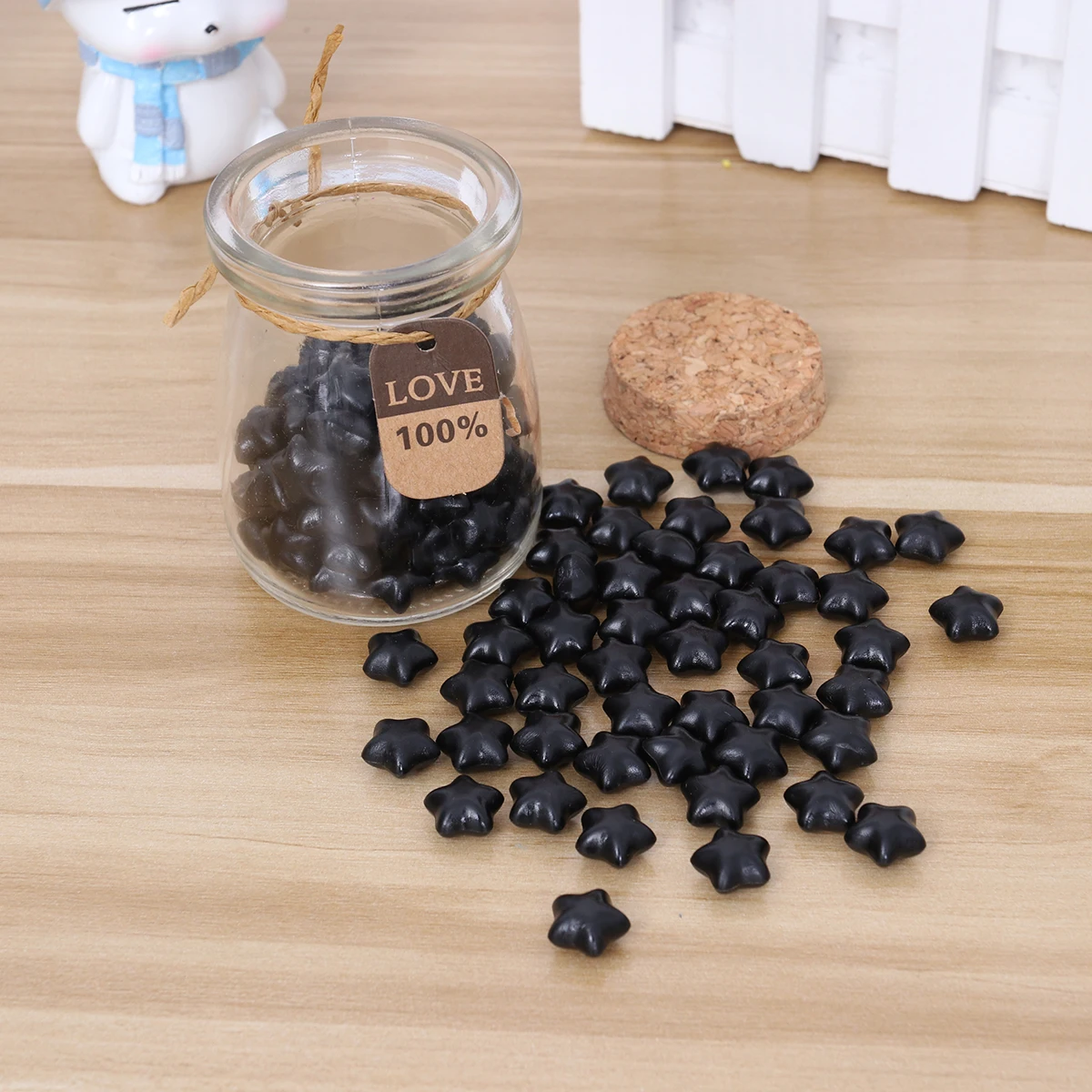 

120 Pcs Wax Beads Star Shape Purple Retro H made Cards Craft Projects Envelop Stamp Sealing Wax Tea Packaging