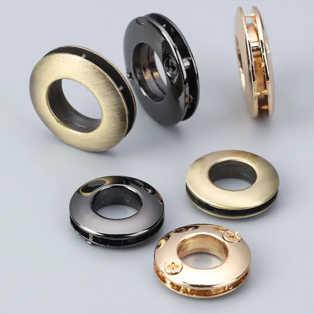 Clothes Belt Making Luggage Hardware With Screws Alloy Grommets Metal Eyelets Eyelet Button Handbag Buckle Alloy Hole