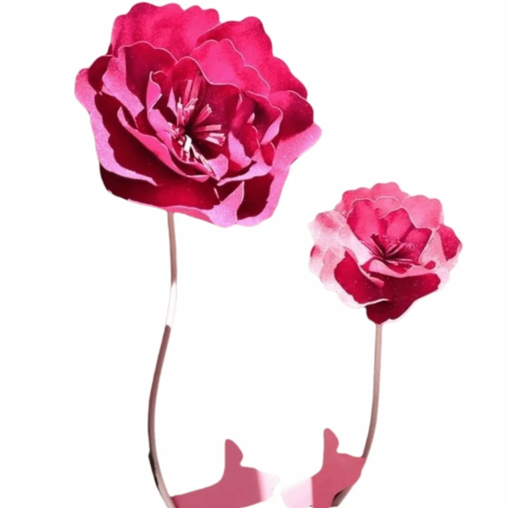 30/40/56 سنتيمتر ثلاثية الأبعاد ورود للزينة الإبداعية ثلاثية الأبعاد الزفاف الطريق دليل إيفا المواد مشرقة إيفا الزهور غرفة الديكور