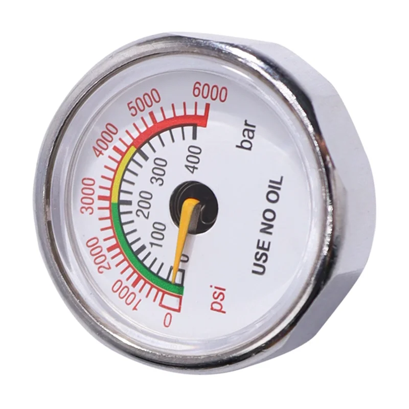 

Classy-1 PCS 1/8NPT Thread Back Axial Connection Gas Pressure Gauge 33Mm 6000Psi/400Bar