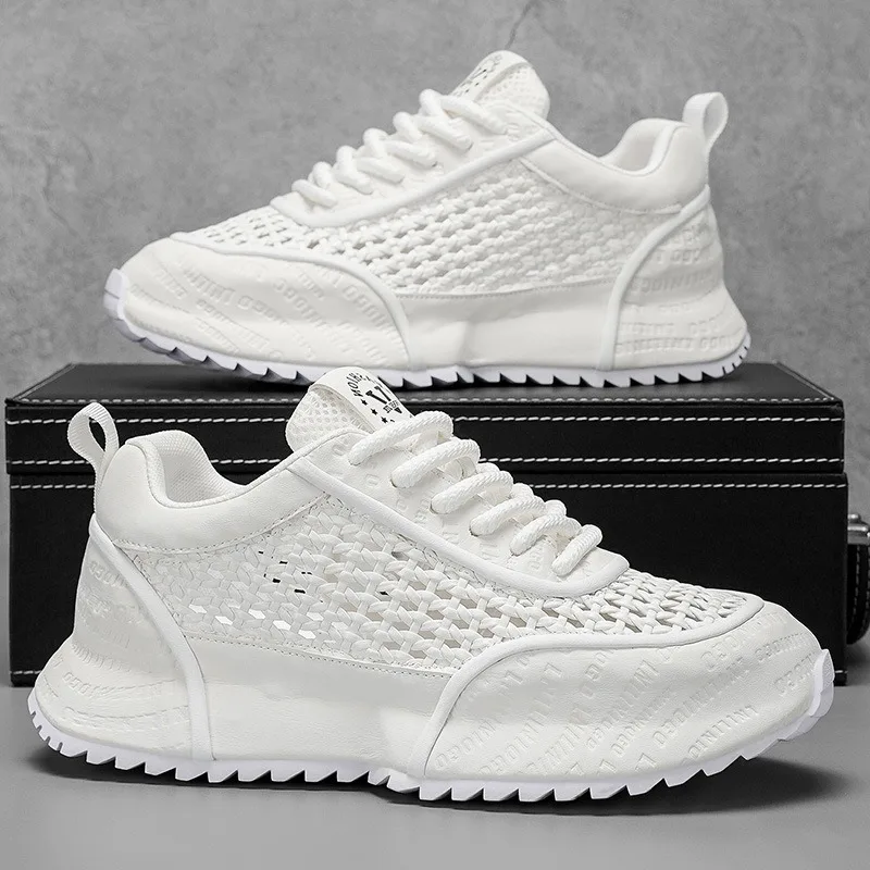 

Men's Chunky Sneaker Summer Breathable Mesh Shoes Fashion Outdoor Casual Shoes for Men Designer Platform Shoes Кроссовки Мужские
