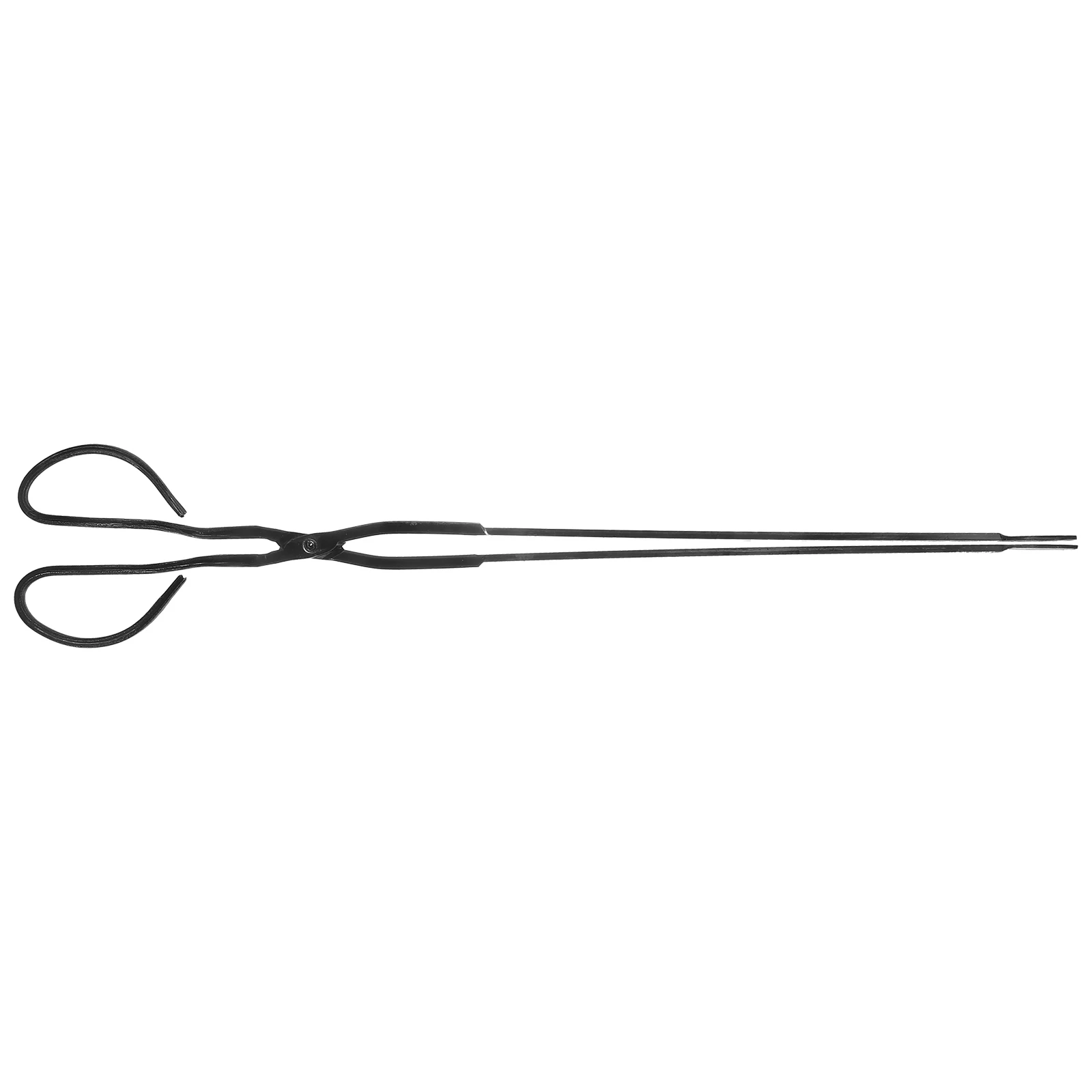

Extended Fire Tongs Charcoal Clip Fireplace Tong Long Handle Gripper Heavy Duty BBQ Tool Camping Outdoor Picnic Hiking Gathering