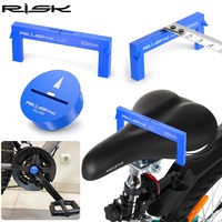 RISK Bike Seat Cushion Height Measuring Tool Fitting Measurement Gauge Bicycle Saddle Marking Positioning Alignment Positioner