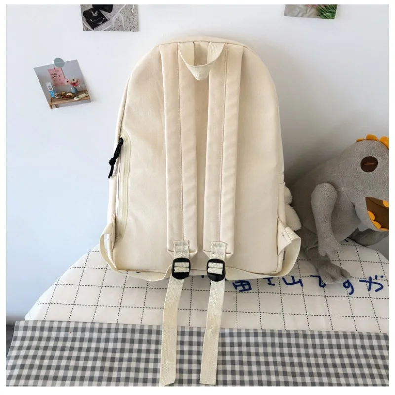 حقيبة ظهر مدرسية ذات سعة كبيرة للسفر حقيبة كتب نسائية كاجوال على الطراز الياباني لطلاب المدارس الثانوية المتوسطة