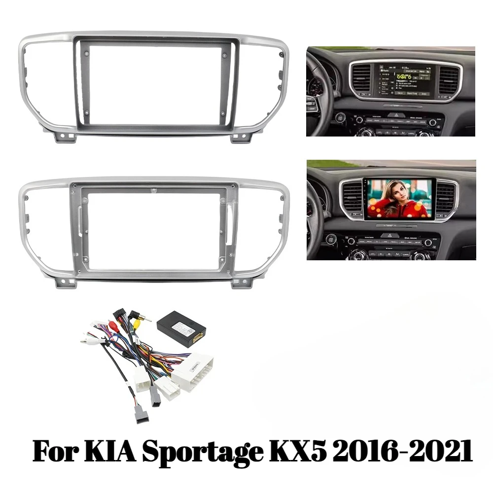 

2Din автомобильный Android-радио, комплект для установки панели в рамке для KIA Sportage KX5 2016-2021, GPS-навигация, мультимедийное видео