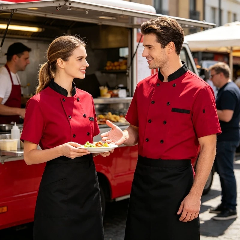 

Chef's Workwear for Men and Women, Hotel Kitchen Quality Workwear, Catering and Baking Industry General Chef's Clothing