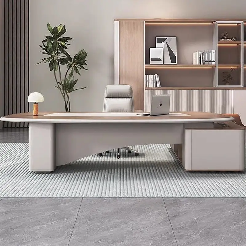 lighe luxury Simple Boss table modern Senior minimalist President table ergonomic design scrivania da gaming office furniture