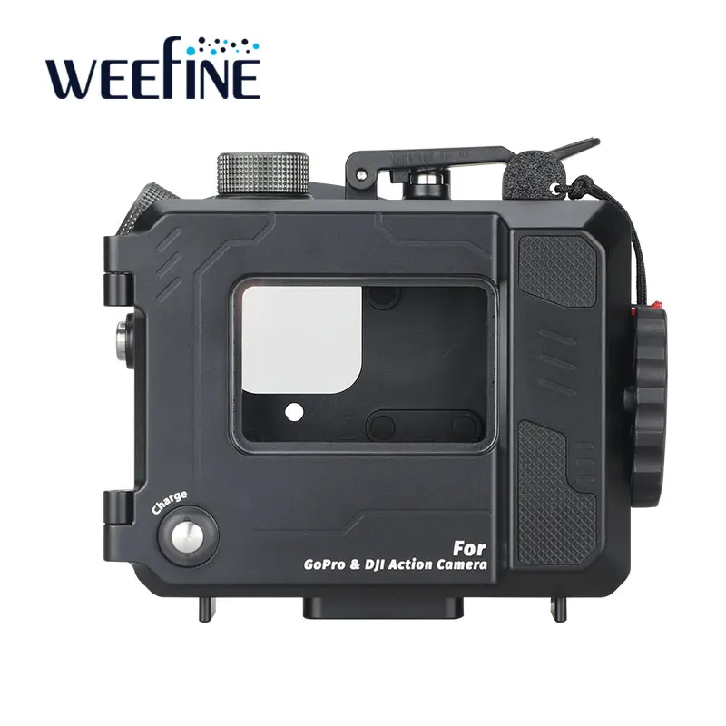 Weefine WFH-GP1 Action Camera Waterproof Housing GoPro DJI Aluminium Dive Case Scuba Diving Freediving Underwater Videography