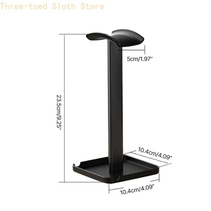 Innovativer Aluminium-Headset-Ständer, funktioneller Kopfhörer-Aufhänger, Desktop-Organizer E74A – Detail 6
