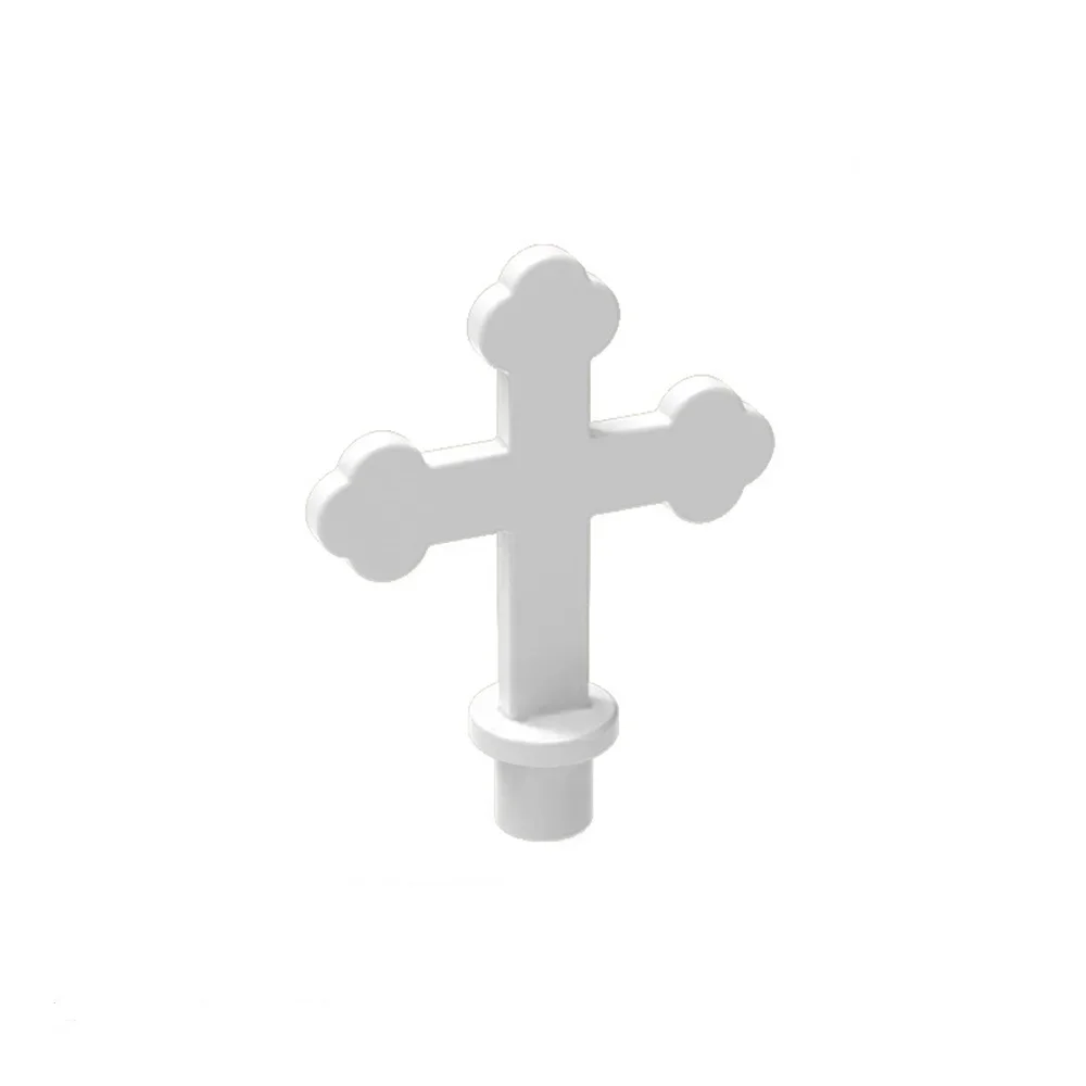 MOC 10PCS 특별 21699 크로스 빌딩 블록 키트 할로윈 모델 호환 보드 벽돌 입자 장난감 어린이 생일 선물