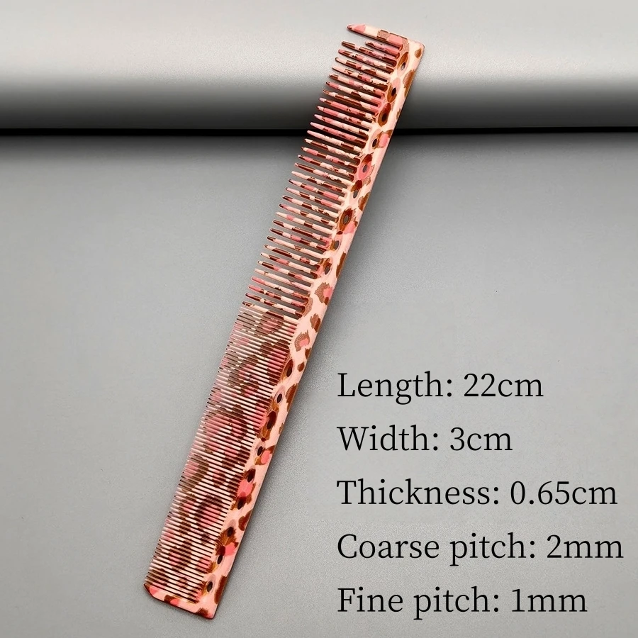 Haar Schneiden Kamm Mit Skala Cyan Gelb Lineal Haarschnitt Kämme Friseur Friseur Haarbürste Salon Styling Werkzeuge Y0521 – Detail 30