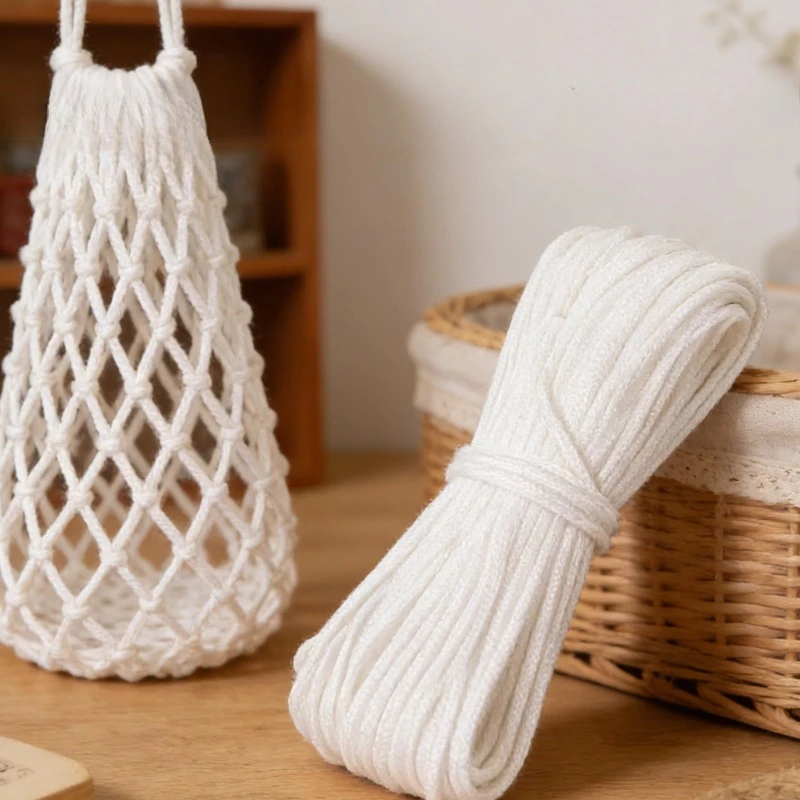 

Износостойкий белый плетеный трос для улицы, многофункциональный страховочный трос, разные размеры, ремни-шнуры для палаток, аксессуары для активного отдыха