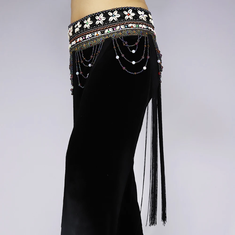 Restaurar dança do ventre tribal cintura quadril cachecol ajuste ajustável contas de bronze antigo moedas de ouro cinto de corrente com adesivo mágico