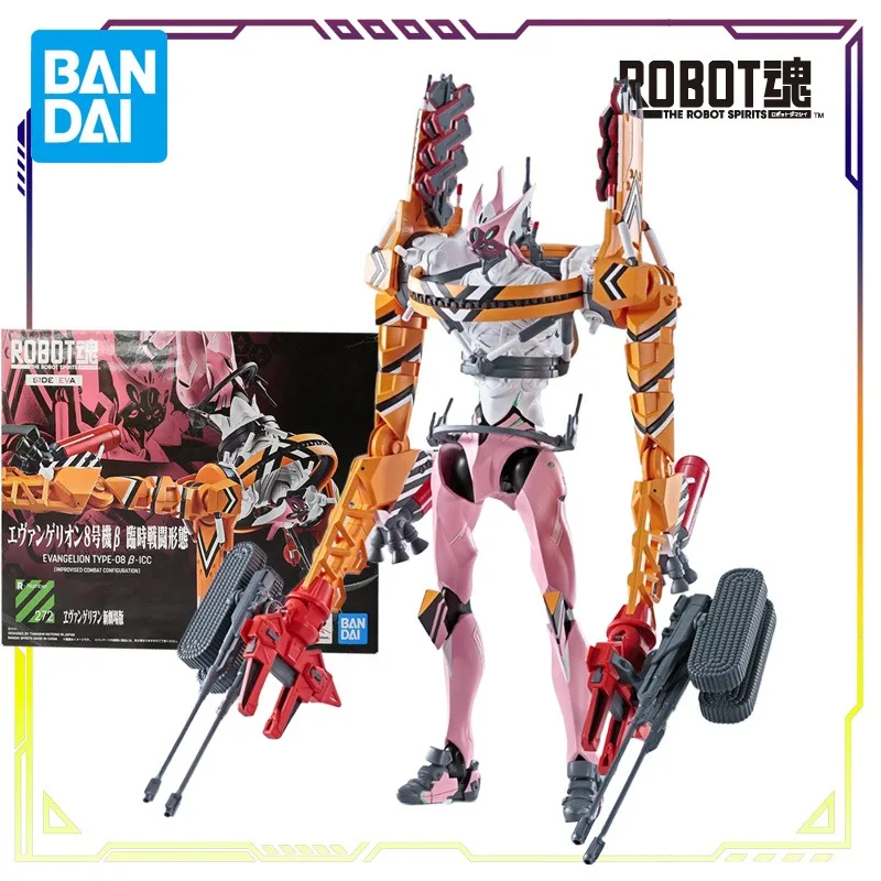 BANDAI Original ROBOT Soul EVA Series EVA Zero Machine Zero Machine modificado nueva edición de teatro Anime figura de acción modelo Juguetes