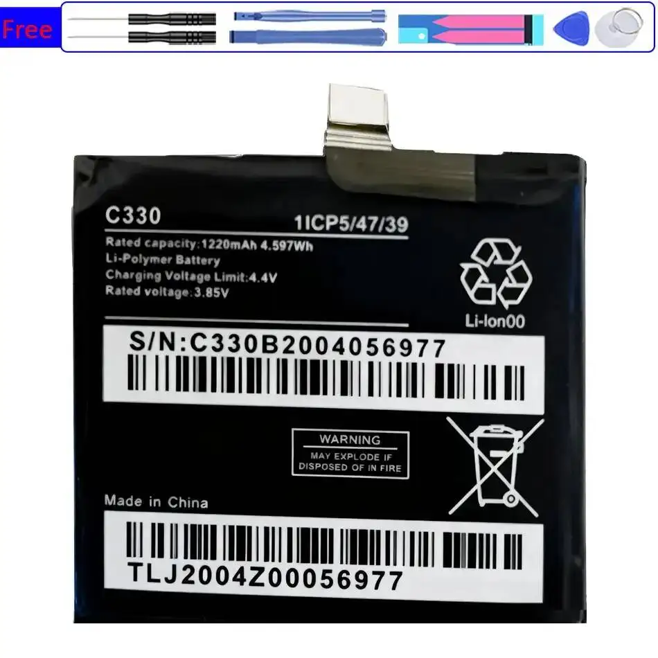 

Fit For C330 High-Efficiency 1220Mah Mobile Phone Battery Reliable Replacement