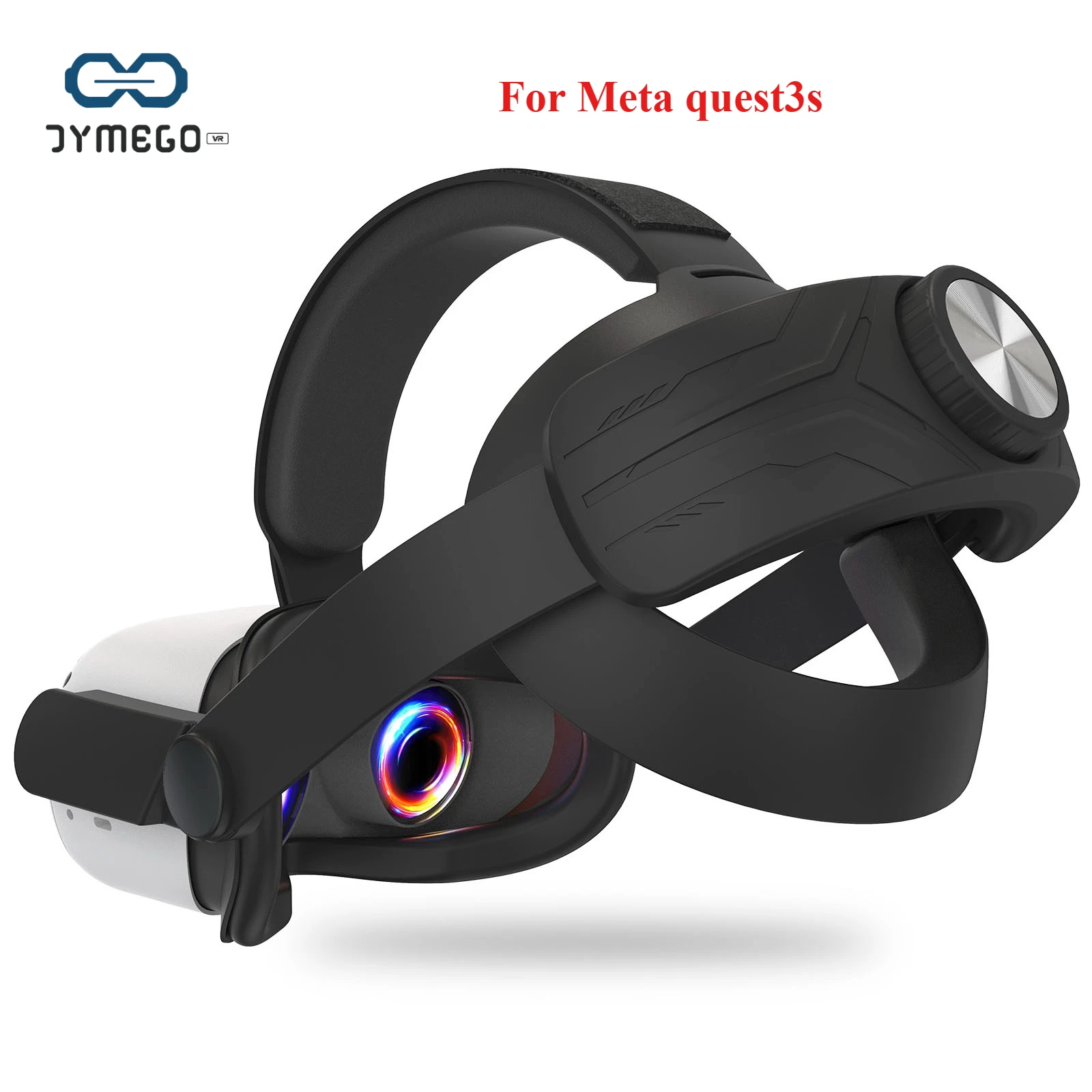 Motorless Adjustable Head Strap for Meta/Oculus Quest 2 Highly Elasticated Foam VR head strap Accessory with No Facial Pressure