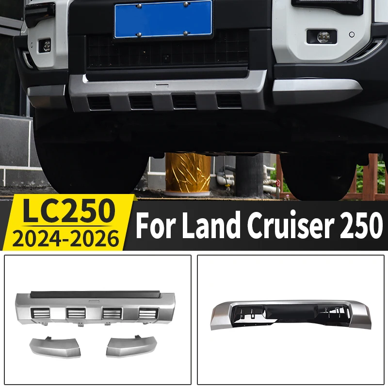 

Для Toyota Land Cruiser 2024-2025 LC250 Prado 250 1958 комплект объемного звучания, передний и задний бампер для губ, аксессуары для внешней модификации
